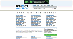 Desktop Screenshot of info-havirov.cz